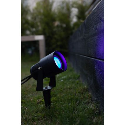 Markslöjd 108404 - LED RGBW zunanja vrtna svetilka GARDEN24 LED/6W/24V 30 cm IP44 črna