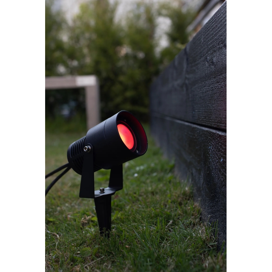 Markslöjd 108404 - LED RGBW zunanja vrtna svetilka GARDEN24 LED/6W/24V 30 cm IP44 črna