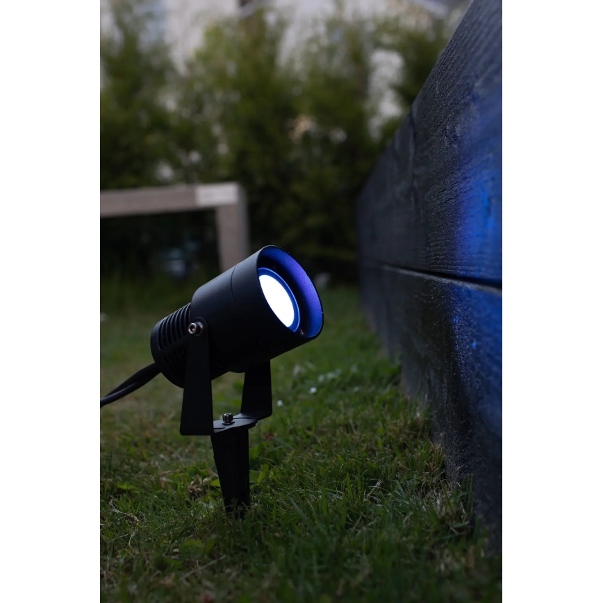 Markslöjd 108404 - LED RGBW zunanja vrtna svetilka GARDEN24 LED/6W/24V 30 cm IP44 črna