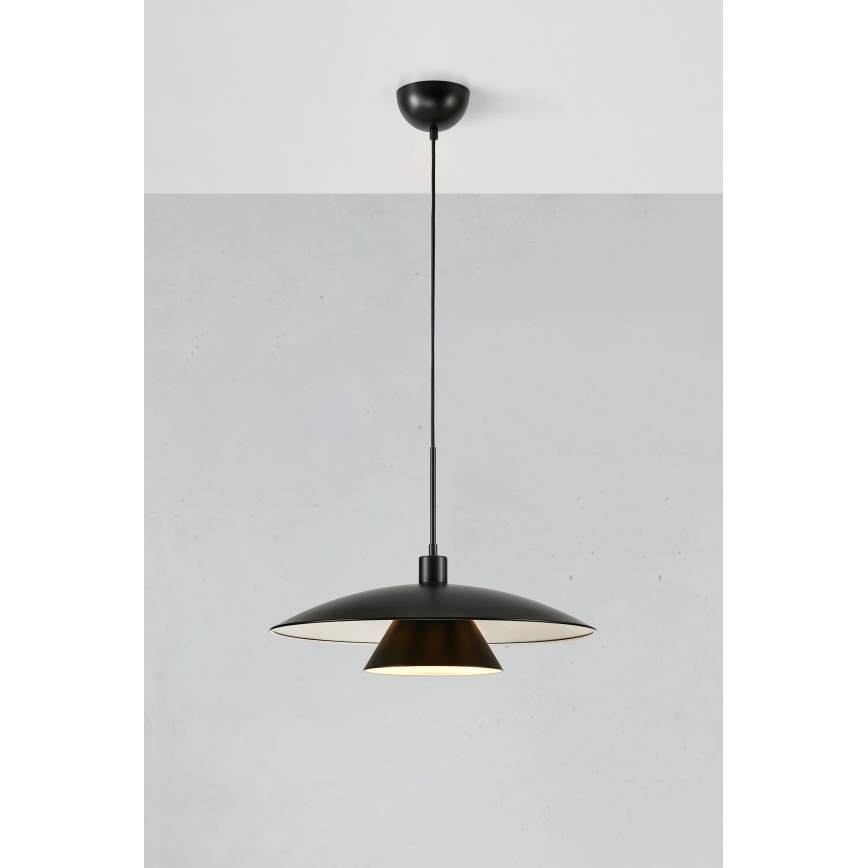Markslöjd 108431 - Lestenec na vrvici MILLINGE 1xE27/40W/230V črn