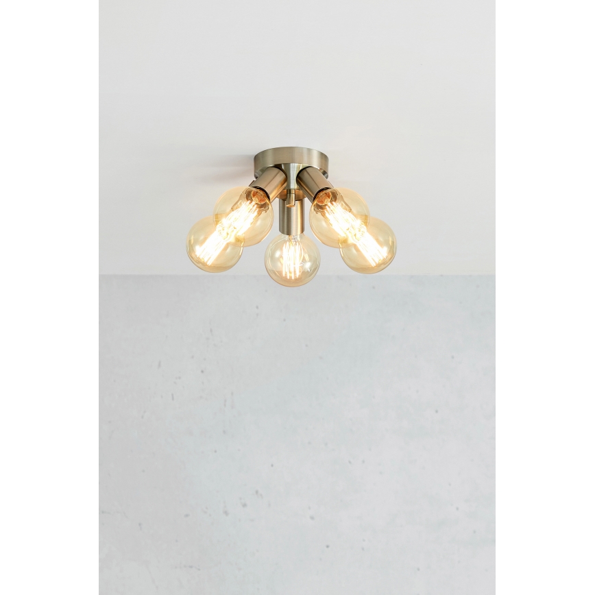 Markslöjd 108554 - Stropna luč MAZZO 5xE27/40W/230V mat krom