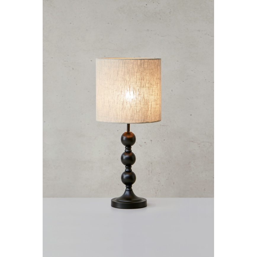 Markslöjd 108575 - Namizna svetilka OCTO 1xE27/40W/230V bež/črn