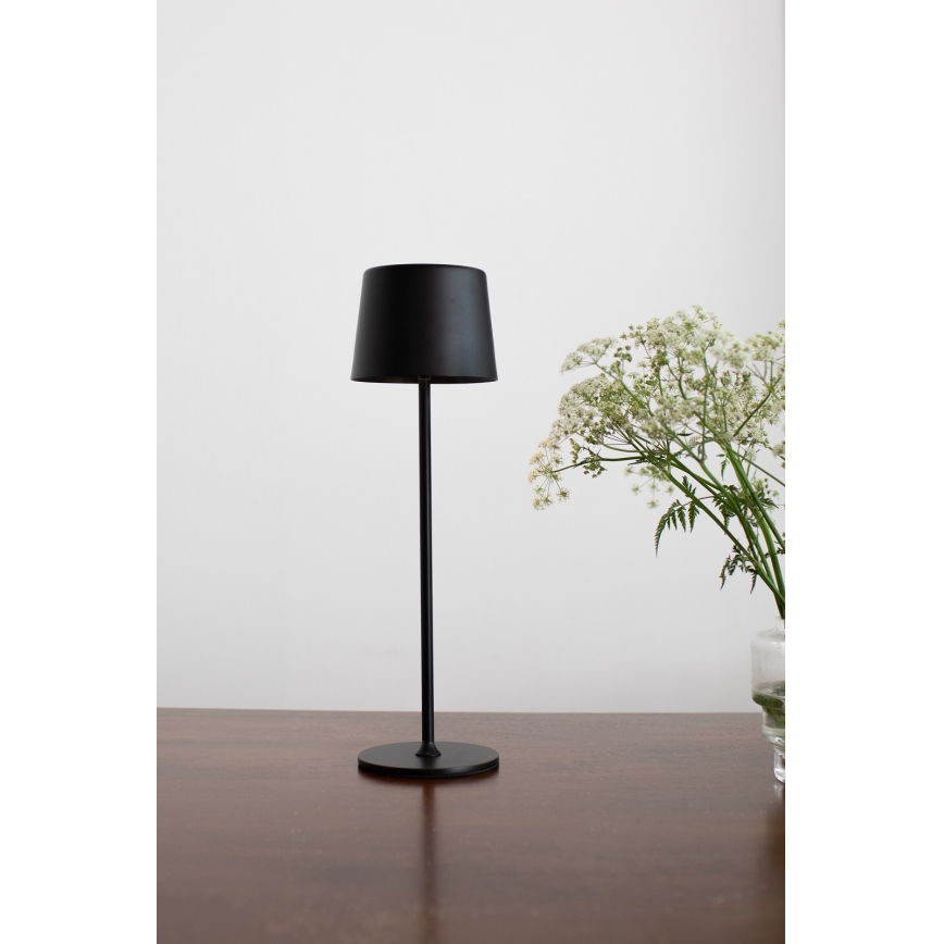Markslöjd 108653 - LED Zatemnitvena polnilna svetilka FIORE LED/2W/5V IP44 38 cm črna