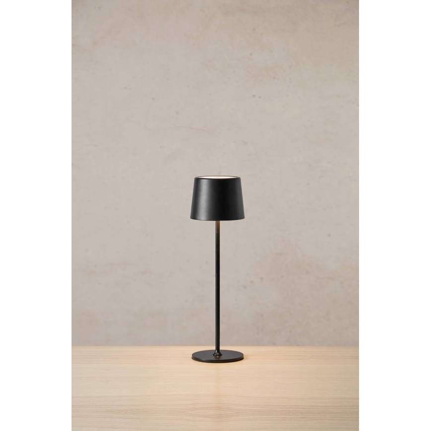 Markslöjd 108653 - LED Zatemnitvena polnilna svetilka FIORE LED/2W/5V IP44 38 cm črna
