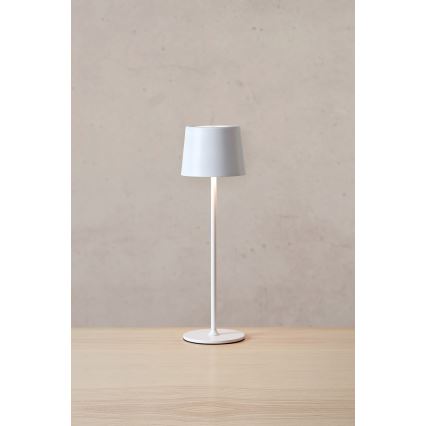 Markslöjd 108654 - LED Zatemnitvena polnilna svetilka FIORE LED/2W/5V IP44 38 cm bela