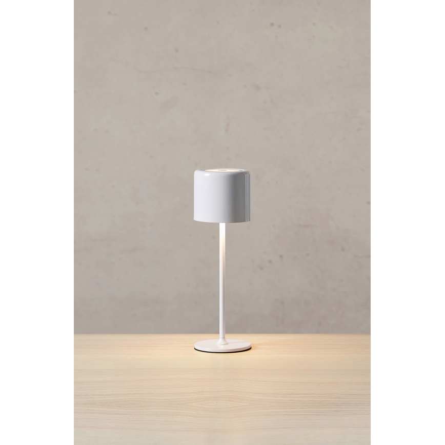 Markslöjd 108658 - LED Zatemnitvena polnilna svetilka FILO LED/2W/5V IP44 30 cm bela