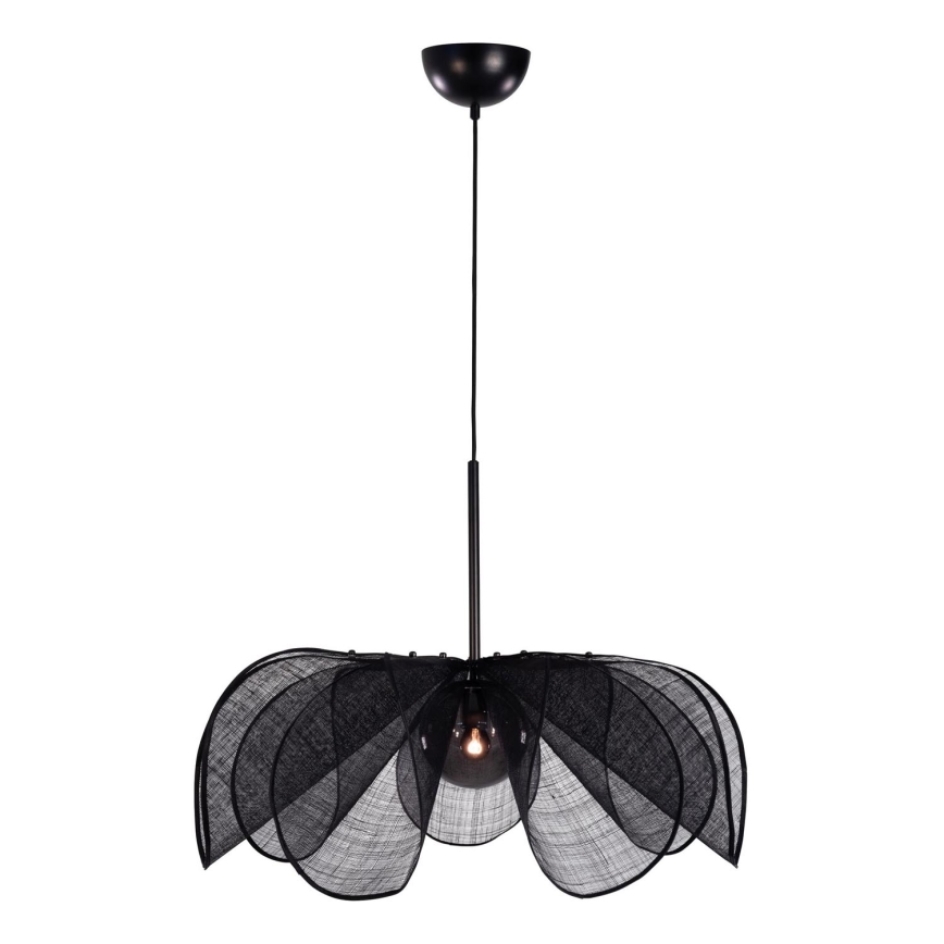 Markslöjd 108662 - Lestenec na vrvici STYRKA 1xE27/40W/230V pr. 75 cm črna