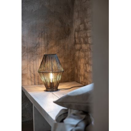 Markslöjd 108665 - Namizna svetilka CASA 1xE27/40W/230V medenina