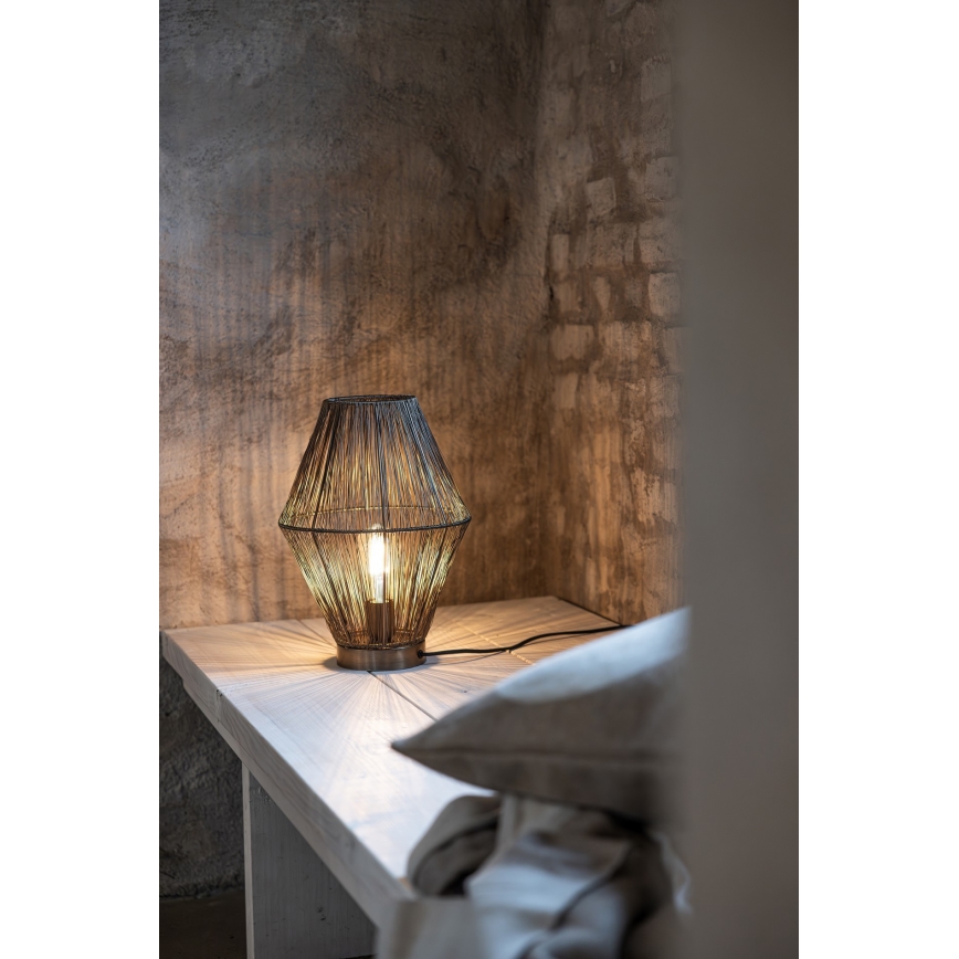 Markslöjd 108665 - Namizna svetilka CASA 1xE27/40W/230V medenina