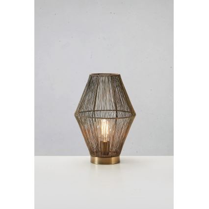 Markslöjd 108665 - Namizna svetilka CASA 1xE27/40W/230V medenina