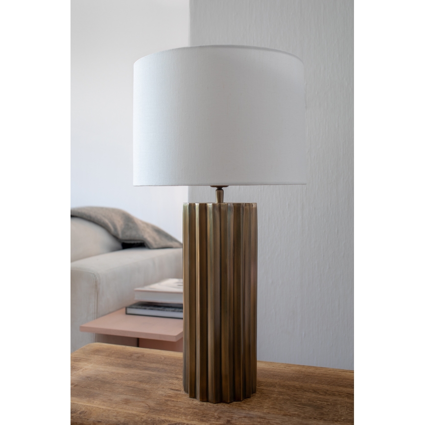 Markslöjd 108669 - Namizna svetilka HASHIRA 1xE27/40W/230V bela/medenina