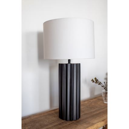 Markslöjd 108670 - Namizna svetilka HASHIRA 1xE27/40W/230V bela/črna