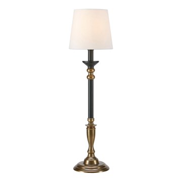 Markslöjd 108679 - Namizna svetilka GENT 1xE27/40W/230V medenina/črna/bela