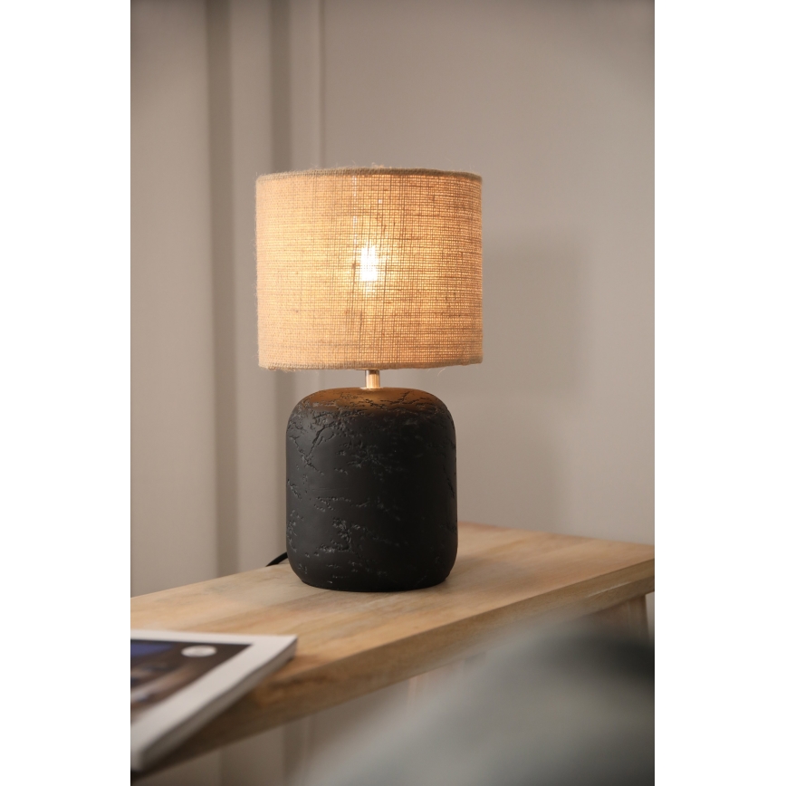 Markslöjd 108683 - Namizna svetilka MONTAGNA 1xE14/40W/230V 32 cm bež/črna
