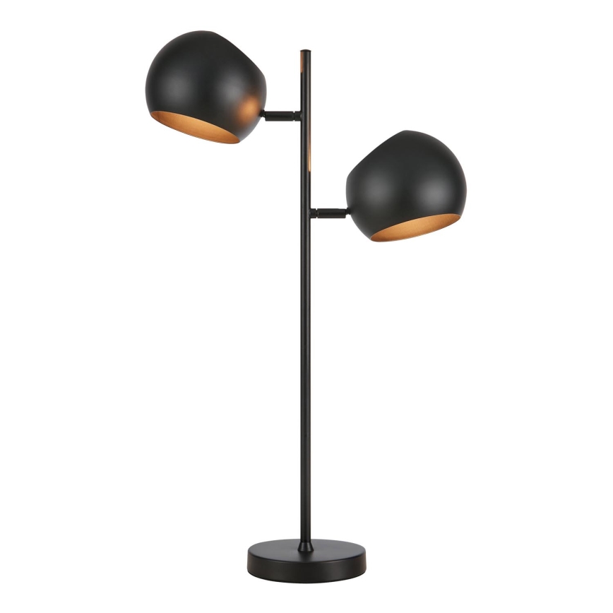 Markslöjd 108691 - Namizna svetilka EDGAR 2xE14/40W/230V črna