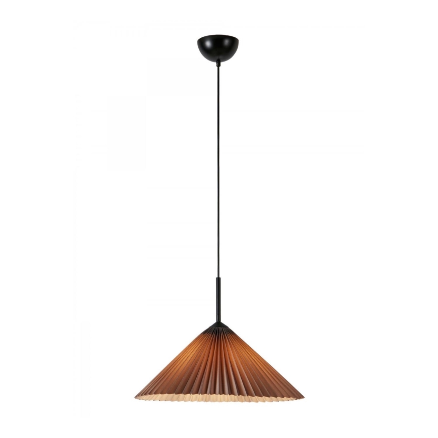 Markslöjd 108709 - Lestenec na vrvici PLISADO 1xE27/40W/230V pr. 50 cm siva