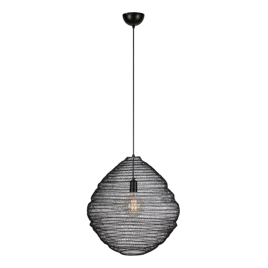 Markslöjd 108772 - Lestenec na vrvici TAZZA 1xE27/40W/230V črna