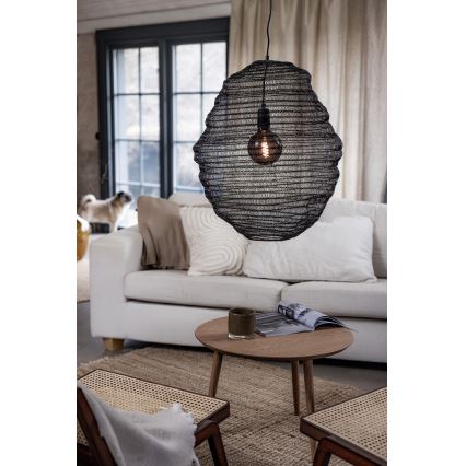 Markslöjd 108772 - Lestenec na vrvici TAZZA 1xE27/40W/230V črna