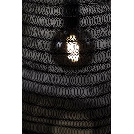 Markslöjd 108772 - Lestenec na vrvici TAZZA 1xE27/40W/230V črna