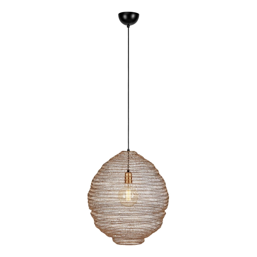 Markslöjd 108773 - Lestenec na vrvici TAZZA 1xE27/40W/230V zlata