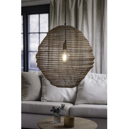 Markslöjd 108773 - Lestenec na vrvici TAZZA 1xE27/40W/230V zlata