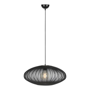 Markslöjd 108793 - Lestenec na vrvici FORENCE 1xE27/40W/230V pr. 60 cm črna