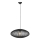 Markslöjd 108793 - Lestenec na vrvici FORENCE 1xE27/40W/230V pr. 60 cm črna