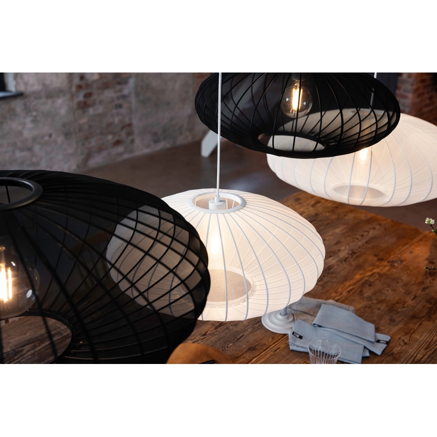 Markslöjd 108793 - Lestenec na vrvici FORENCE 1xE27/40W/230V pr. 60 cm črna