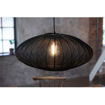 Markslöjd 108793 - Lestenec na vrvici FORENCE 1xE27/40W/230V pr. 60 cm črna