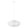 Markslöjd 108794 - Lestenec na vrvici FORENCE 1xE27/40W/230V pr. 60 cm bela