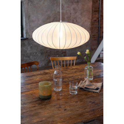 Markslöjd 108794 - Lestenec na vrvici FORENCE 1xE27/40W/230V pr. 60 cm bela