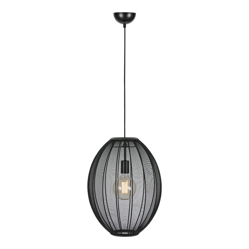 Markslöjd 108795 - Lestenec na vrvici FLORENCE 1xE27/40W/230V črna