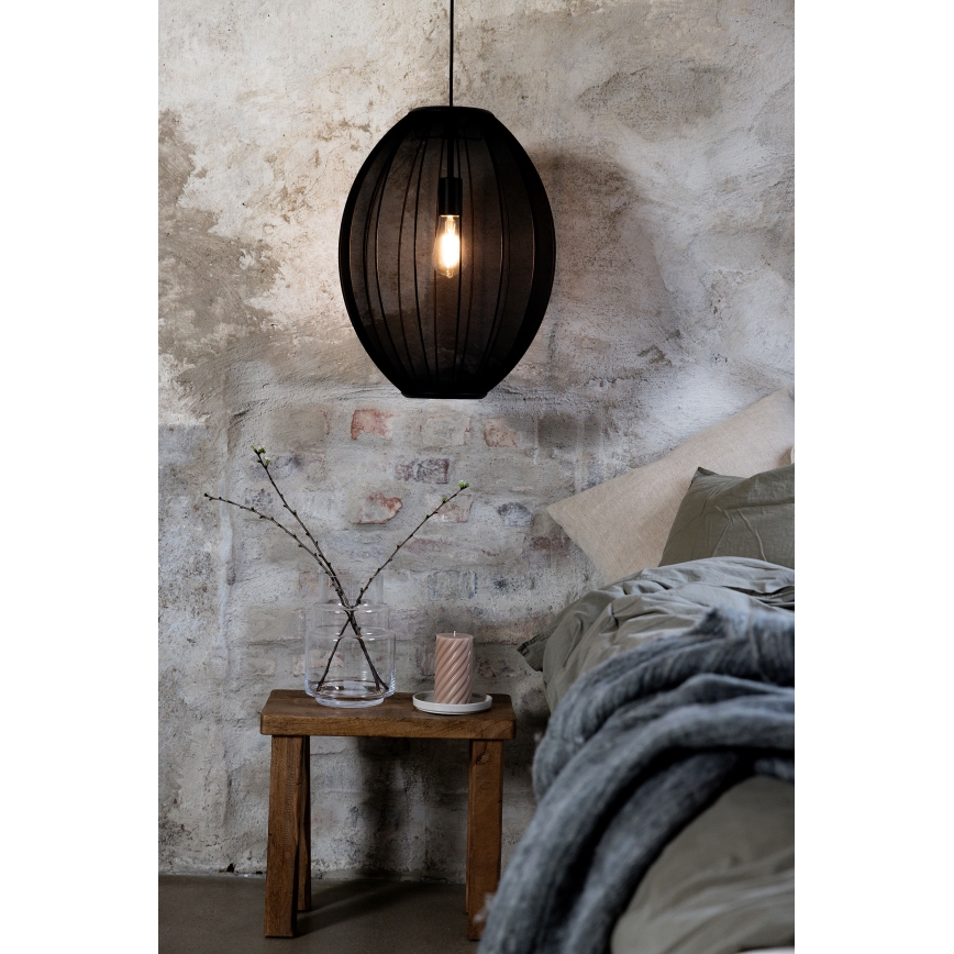 Markslöjd 108795 - Lestenec na vrvici FLORENCE 1xE27/40W/230V črna
