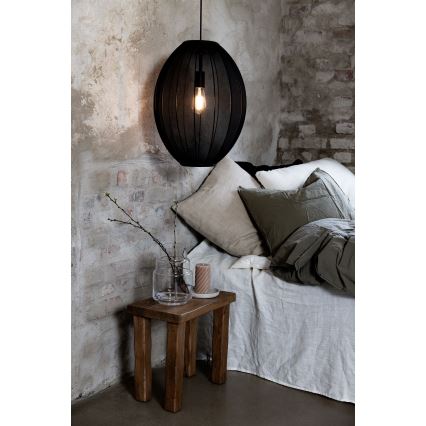 Markslöjd 108795 - Lestenec na vrvici FLORENCE 1xE27/40W/230V črna
