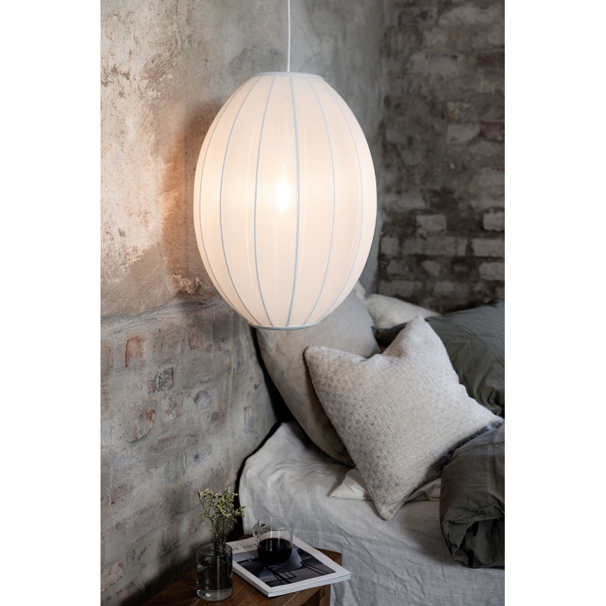 Markslöjd 108796 - Lestenec na vrvici FLORENCE 1xE27/40W/230V bela