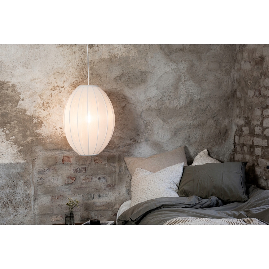 Markslöjd 108796 - Lestenec na vrvici FLORENCE 1xE27/40W/230V bela