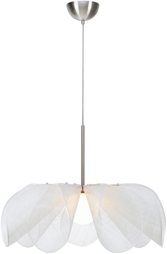 Markslöjd 108818 - Lestenec na vrvici STYRKA 1xE27/40W/230V pr. 75 cm bela