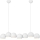 Markslöjd 108859 - Lestenec na vrvici CUPOLO 7xE14/40W/230V bela