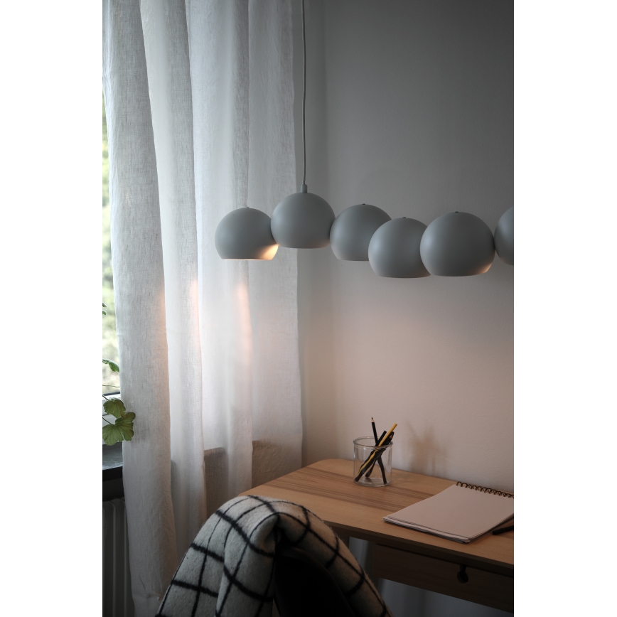 Markslöjd 108859 - Lestenec na vrvici CUPOLO 7xE14/40W/230V bela