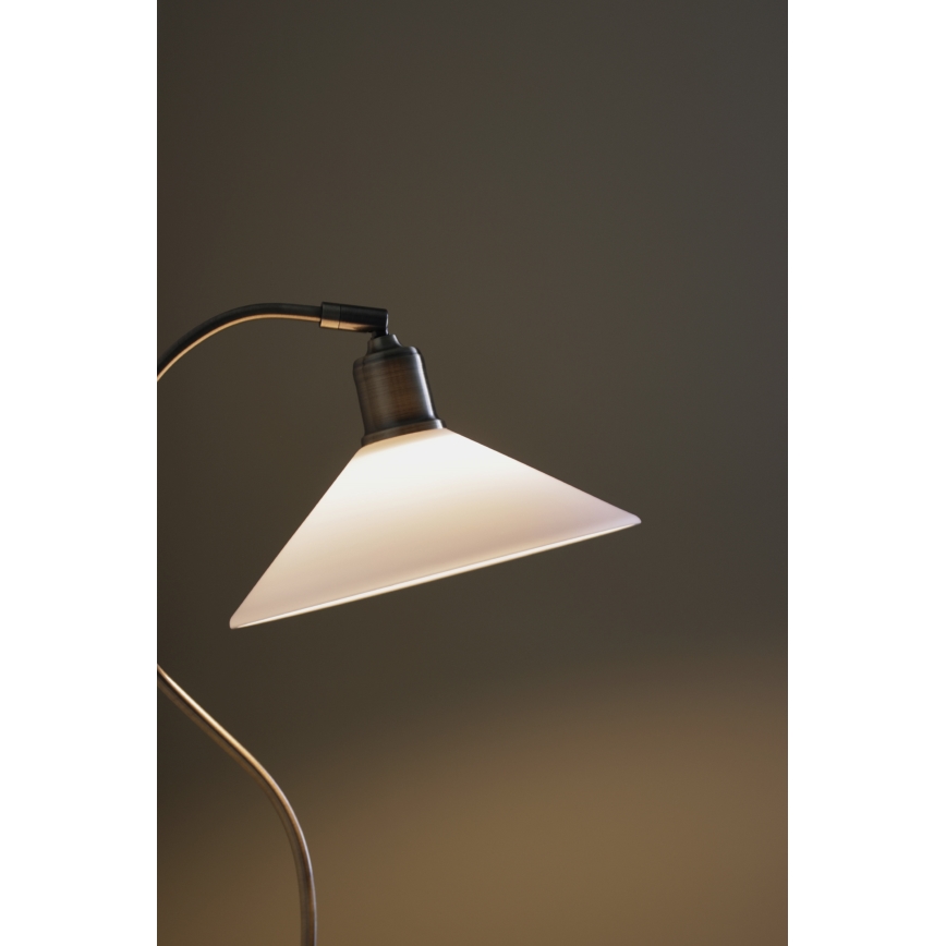 Markslöjd 108863 - Namizna svetilka VELA 1xE27/40W/230V medenina/bela