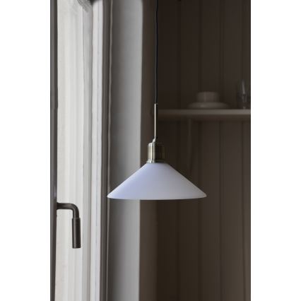 Markslöjd 108867 - Lestenec na vrvici VELA 1xE27/40W/230V medenina/bela