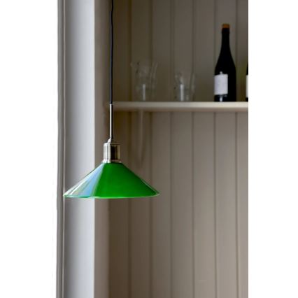 Markslöjd 108868 - Lestenec na vrvici VELA 1xE27/40W/230V medenina/zelena