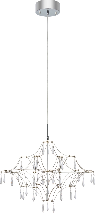 Markslöjd 108869 - LED Zatemnitveni kristalni lestenec na vrvici EFESOS LED/14W/230V pr. 60 cm