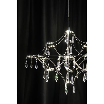 Markslöjd 108869 - LED Zatemnitveni kristalni lestenec na vrvici EFESOS LED/14W/230V pr. 60 cm