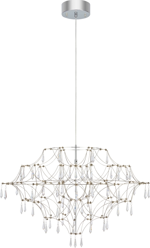 Markslöjd 108870 - LED Zatemnitveni kristalni lestenec na vrvici EFESOS LED/25W/230V pr. 80 cm
