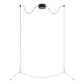 Markslöjd 108873 - LED lestenec MELT z možnostjo zatemnitve LED/13W/230V 112 cm črna