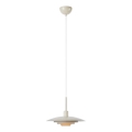 Markslöjd 108875 - Viseča svetilka PINY s kablom 1xE27/60W/230V, premer 35 cm, bež