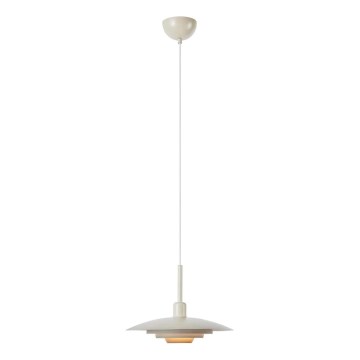 Markslöjd 108875 - Viseča svetilka PINY s kablom 1xE27/60W/230V, premer 35 cm, bež