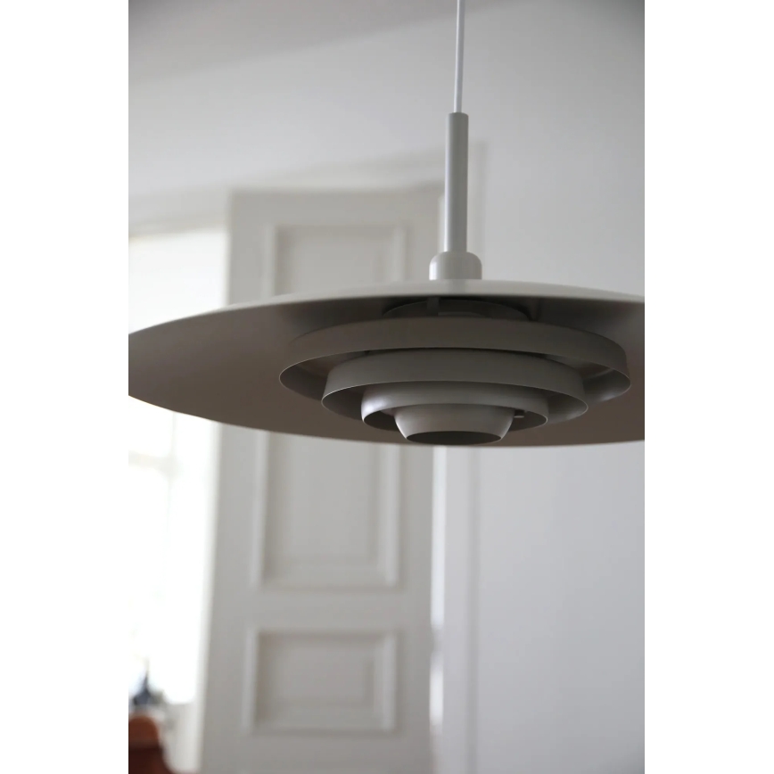 Markslöjd 108877 - viseči lestenec PINY na vrvici 1xE27/60W/230V, premer 57 cm, bež