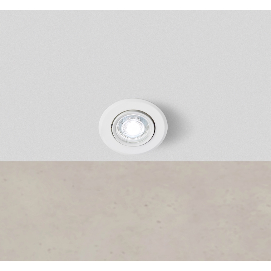 Markslöjd 108885 - LED zatemnjevalna kopalniška vgradna stropna svetilka PLUTO LED/4,9W/230V CRI 90 IP44 bela